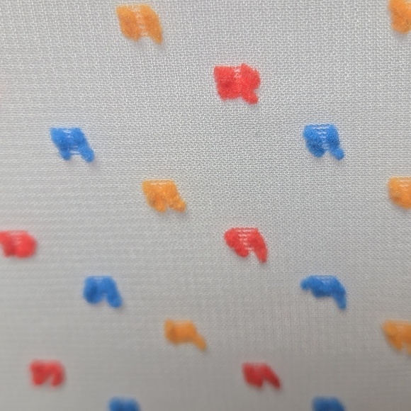 Draper James-Swiss Dot Flutter Sleeve Top in Willow White Multi-Size Large - Picture 13 of 17